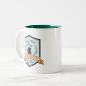 Beste grootvader op vader | Golf Grandpa Tweekleurige Koffiemok (Voorkant links)