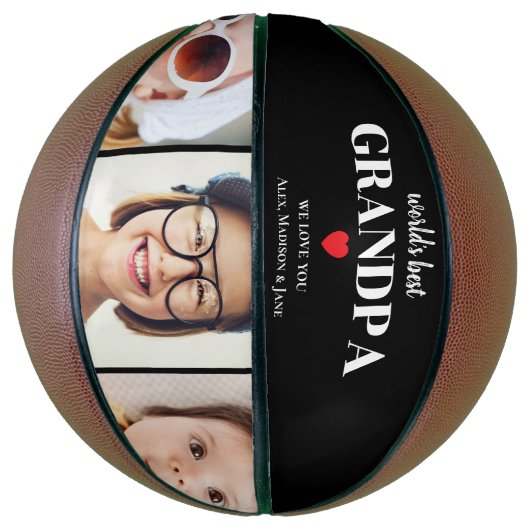 Beste Grootvader van de Wereld We Houden van Jou F Basketbal (Verticaal)
