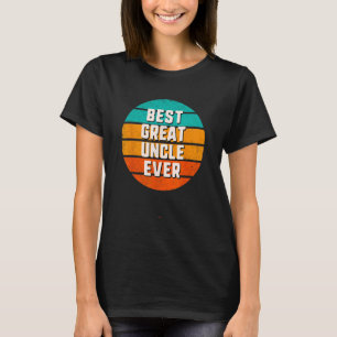 Beste grote oom ooit retro cool familie t-shirt