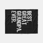 Beste Grote Opa Ooit Familie Leuk Cool Fleece Deken (Voorkant (Horizontaal))