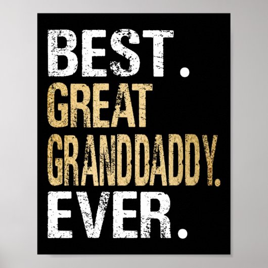 Beste Grote Opa Ooit Speciale Opa Poster (Voorkant)