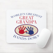 Beste grote opa staat neer muismat (Met muis)