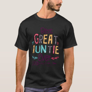 Beste grote tante ooit schattig pijl familie zegen t-shirt