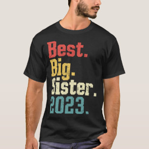 Beste grote zus 2023 Cool  Retro Big Sis Gi T-shirt