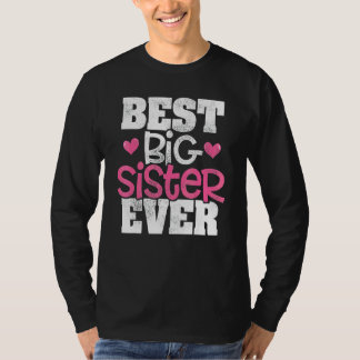 Beste grote zus ooit Broers en zussen Familieaanko T-shirt