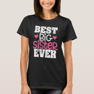 Beste grote zus ooit Broers en zussen Familieaanko T-shirt