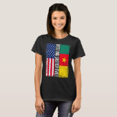 Beste grote zus ooit Moederdag Kameroen US FLA T-shirt (Voorkant volledig)