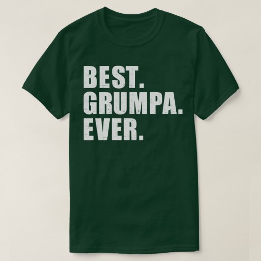Beste grumpa ooit t-shirt (Design voorkant)