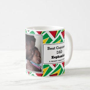 BESTE GUYANESE PAPA Guyanese Vlag Gepersonaliseerd Koffiemok