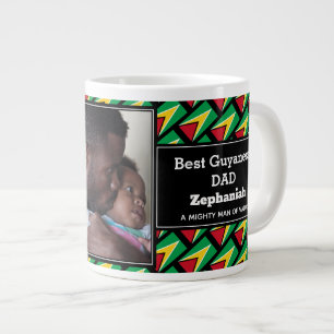 BESTE GUYANESE VADER Guyanese Vlag Persoonlijke Fo Grote Koffiekop