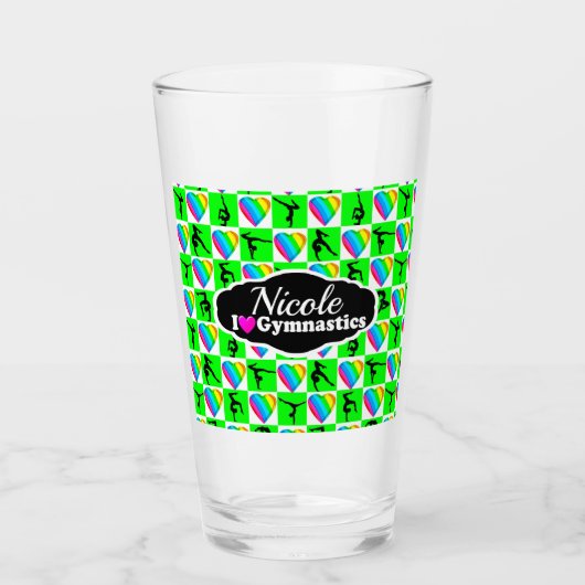 BESTE GYMNAST ONTWERP GLAS (Voorkant)