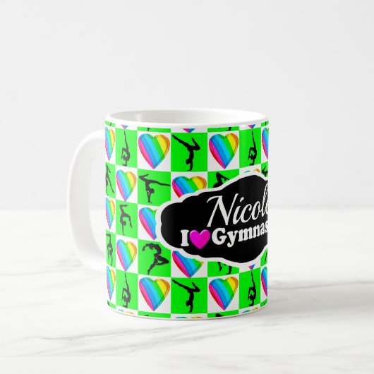 BESTE GYMNAST ONTWERP KOFFIEMOK (Voorkant links)
