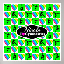 BESTE GYMNAST ONTWERP POSTER