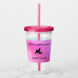 BESTE GYMNASTICS PARTIJ OOIT! PLASTIC TUMBLER ACRYL DRINKBEKER