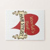 Beste Haarstylist ter wereld Legpuzzel (Horizontaal)