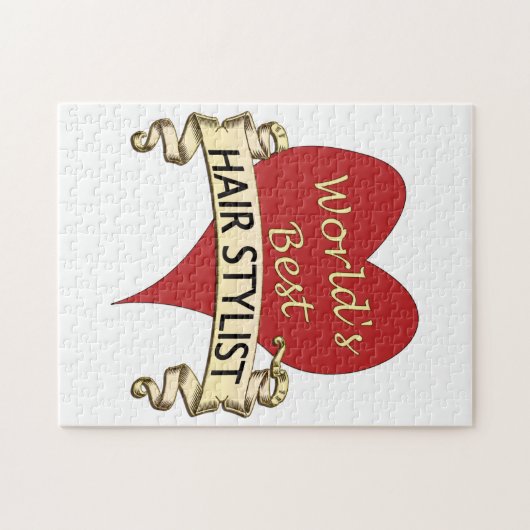 Beste Haarstylist ter wereld Legpuzzel (Horizontaal)