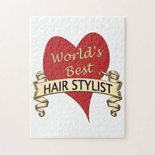 Beste Haarstylist ter wereld Legpuzzel (Verticaal)