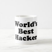 Beste hacker ter wereld koffiemok (Center)