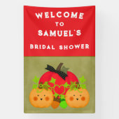 Beste Halloween Bruidsfeest Welkomstbord Spandoek (Verticaal)