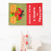 Beste Halloween Bruiloft Feest Welkomstbord Spandoek (Insitu)