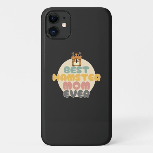 Beste hamster Mam Ever - Cute Hamster Case-Mate iPhone Case (Achterkant)