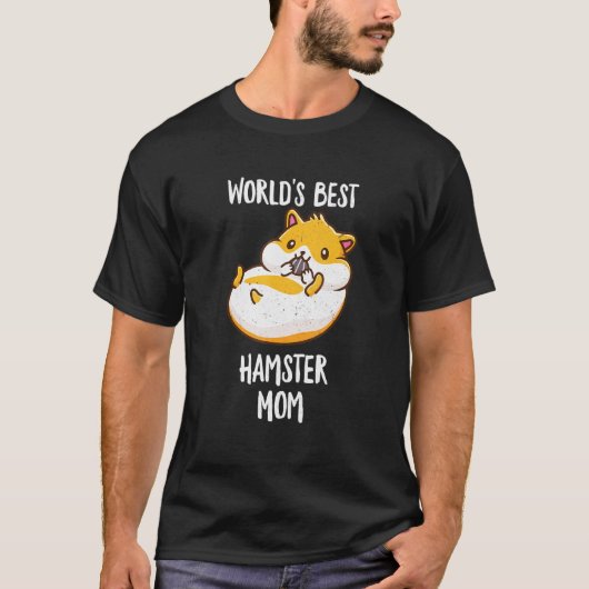 Beste hamster mama mama mama Hammy T-shirt (Voorkant)