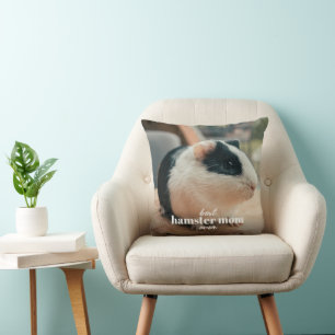Beste Hamster Moeder Ooit Moderne Custom Pet Foto Kussen