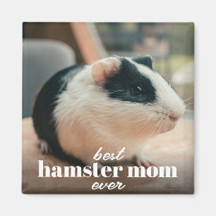 Beste Hamster Moeder Ooit Moderne Custom Pet Foto Magneet