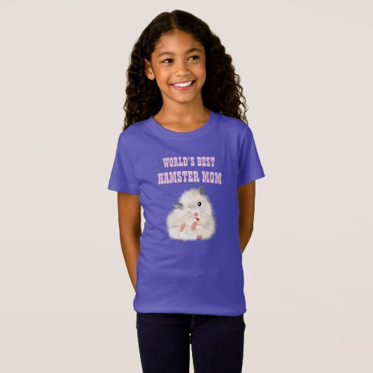 Beste hamster-moeder ter wereld - Liefde Reddingsp T-shirt (Voorkant volledig)