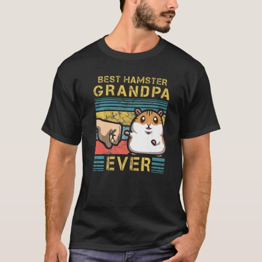 Beste Hamster opa Ever Cavy Hammy Papa Gr T-shirt (Voorkant)