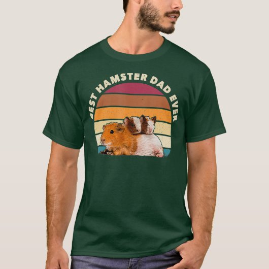 Beste Hamster Pa Ever Retro  Hamster T-shirt (Voorkant)
