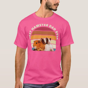 Beste Hamster Pap Ever Retro  Hamster Animal T-shirt