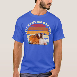 Beste Hamster Pap Ever Retro  Hamster Animal T-shirt