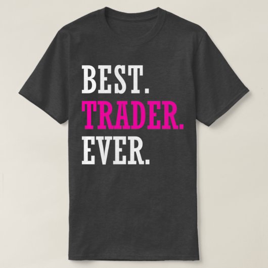 Beste handelaar ooit voorraad voor ex-handel t-shirt (Design voorkant)