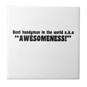 Beste handyman ter wereld... Vaderdag cadeau Tegeltje