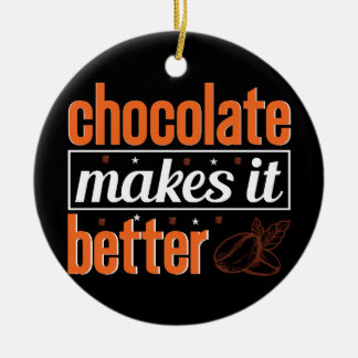 Beste Happy Chocolate Day Design Vector Keramisch Ornament