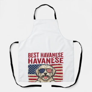 Beste Havanese Vader Ooit Patriottisch Hond Shirt Schort