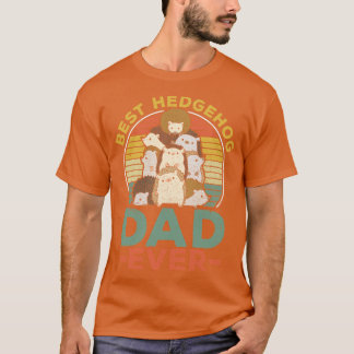 Beste Hedgehog Papa ooit Quote voor een Hedgehog D T-shirt