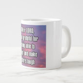Beste HEER, ik ben dankbaar dat ik... Mug Grote Koffiekop (Voorkant rechts)
