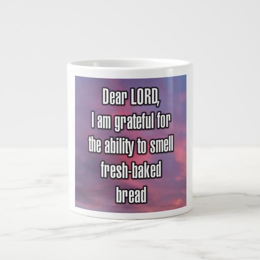Beste HEER, ik ben dankbaar voor het vermogen om.. Grote Koffiekop (Voorkant)