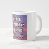 Beste HEER, ik ben dankbaar voor... Mug Grote Koffiekop (Voorkant rechts)