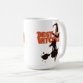 Beste heks Halloween cadeau Mok (Voorkant rechts)