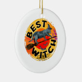 Beste heks keramisch ornament (Rechts)