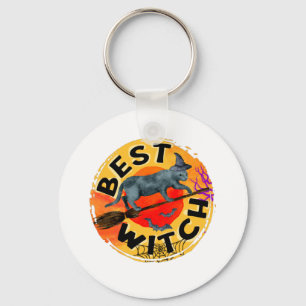 Beste heks sleutelhanger