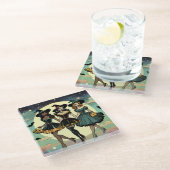 Beste heksen glazen onderzetter (Schuin)