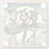 Beste heksen glazen onderzetter (Achterkant)