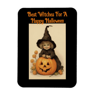 Beste Heksen Halloween Flexibele Magneet