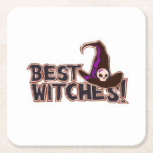 Beste heksen kartonnen onderzetters (Voorkant)
