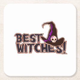 Beste heksen kartonnen onderzetters