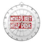 Beste helpdesk ter wereld. dartbord (Voorkant)